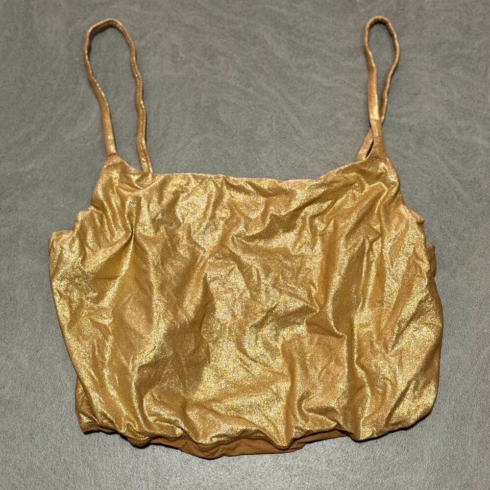 SKIMS Women's Gold Tank Top - Size Medium - NWOT's